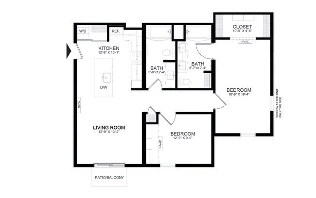 Unit 1303 1312 floor plan
